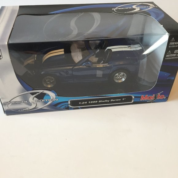Maisto 1999 Shelby Series 1 Special Edition 1:24 Scale Die-Cast Replica Car Blue - Picture 2 of 9